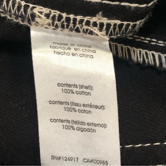 WeWoreWhat Bowery Pant Denim w Buckle Details in Black Danielle Bernstein sz 29 - Picture 10 of 14